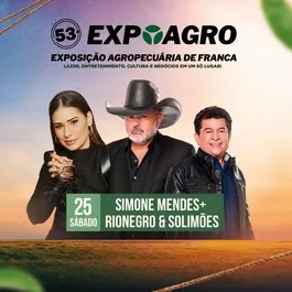 Simone Mendes +  Rio Negro & Solimões - Sábado, 25 de Maio