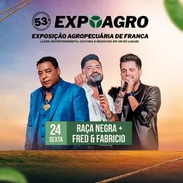 Raça Negra + Fred & Fabriçio - Sexta-feira, 24 de Maio